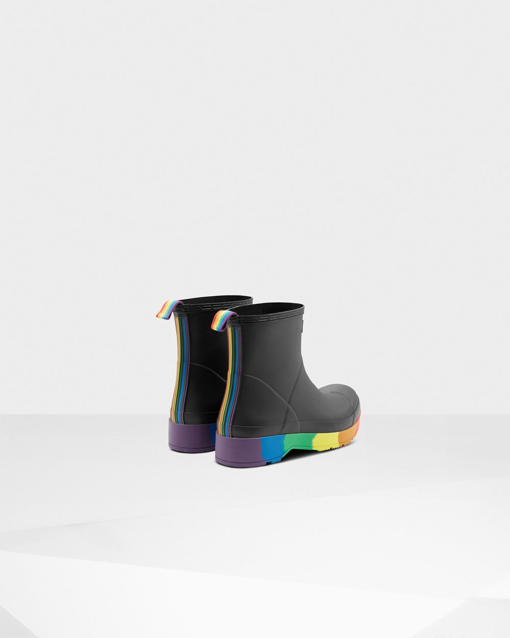 Hunter Play Støvler Herre Sort | Original Pride Heeled Rain | AYQKL-7206